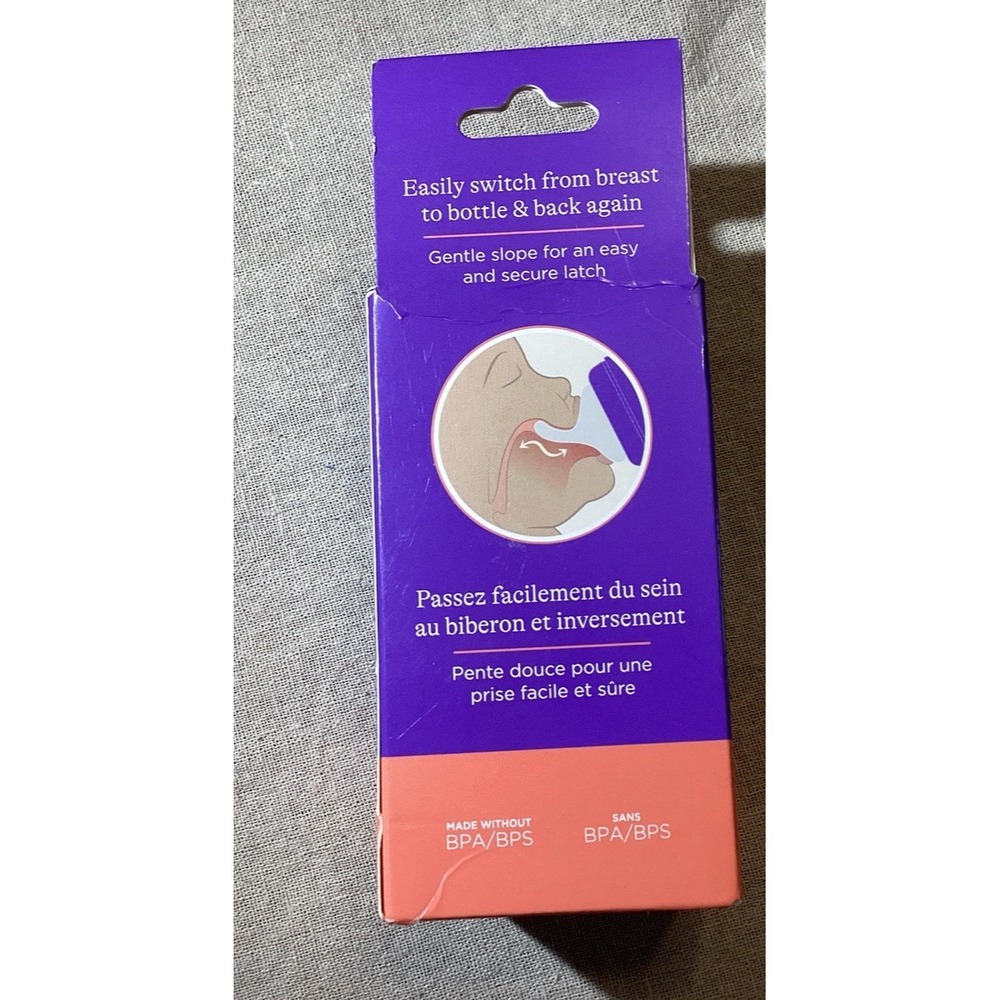 Lansinoh Bottle Nipples XS Flow 4pcs in the pack BPA-Free Natural Extra Slow 0m+ - Picture 2 of 5